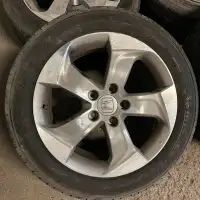 Honda OEM alloy wheels with Michelin 215/55R17 all season tires