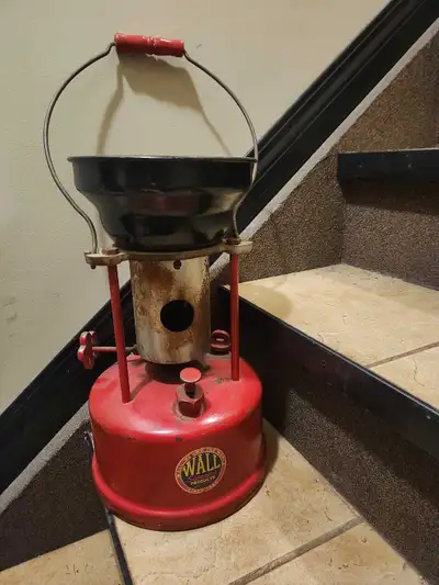 vintage plumbers lead soldering furnace, View more