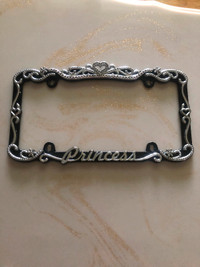 Princess License Plate Metal Frame