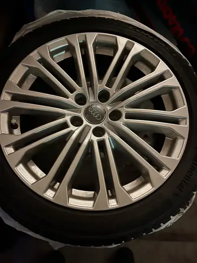 OEM Audi rims winter Continental tires