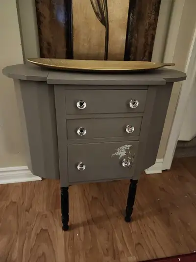 Antique Mahogany Martha Washington Sewing Cabinet, View more