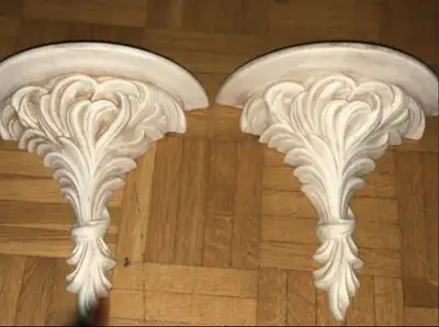 Vintage Italian Decorative Wall Shelves-Set of 2, View more