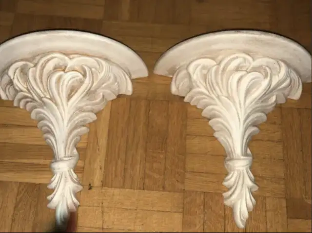 Vintage Italian Decorative Wall Shelves-Set of 2 in Other in City of Toronto - Image 2