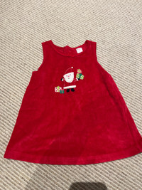 Carter’s Santa red dress 12 months