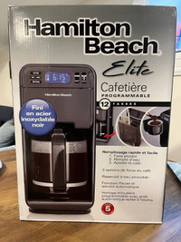 Hamilton Beach Coffee Maker Elite 12 cups