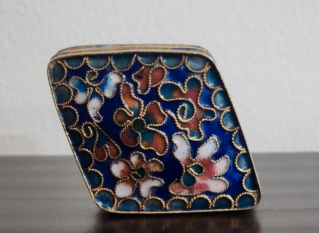 Cloisonné Enamel Jewelry Box in Jewellery & Watches in Kitchener / Waterloo - Image 3