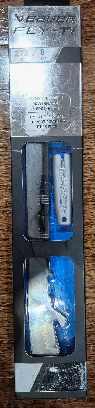 BAUER STEEL RUNNERS..FLY TI...VARIOUS SIZES, View more