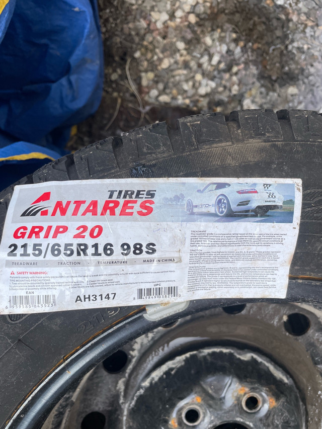 Antares Winter tires and rims 215/65R16 in Tires & Rims in Ottawa
