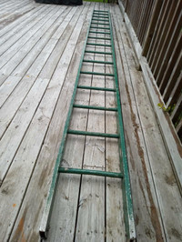 HD 16 FOOT ONE SECTION ALUMINUM LADDER 