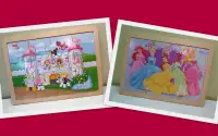 2 Puzzle en bois : Château Little People et Princesse Disney