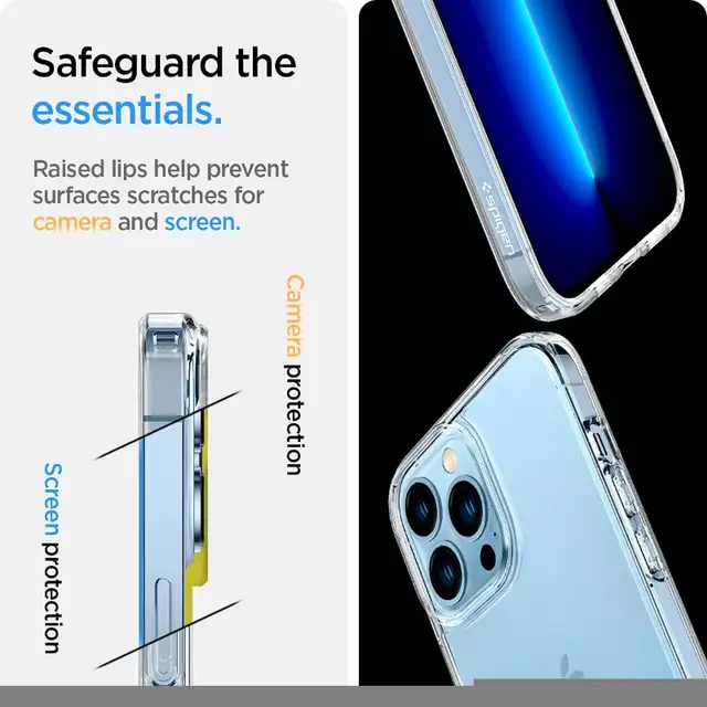 Spigen Ultra Hybrid - Designed for iPhone 13 Pro in Cell Phone Accessories in Burnaby/New Westminster - Image 6