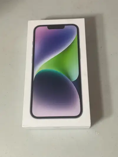 Brand new I phone 14 unopened Box, View more
