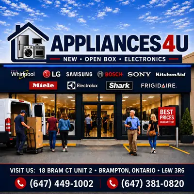 NEW & OPEN BOX APPLIANCES FOR SALE!, View more