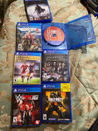 Ps4 games (prices negotiable)