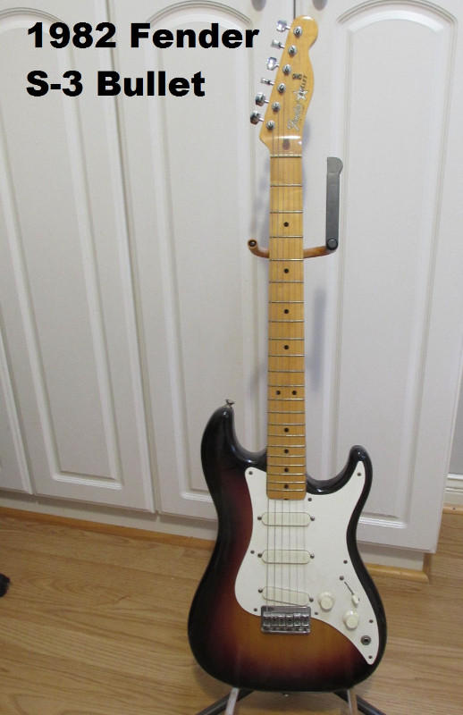 1982 American Fender S-3 Bullet in Guitars in Mississauga / Peel Region