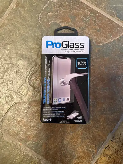 B12 - NEW / Tzumi ProGlass iPhone X Screen Protector, View more