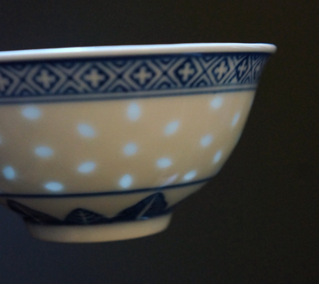 Small Vintage 'Rice Eyes' Bowl - China in Kitchen & Dining Wares in City of Toronto - Image 4
