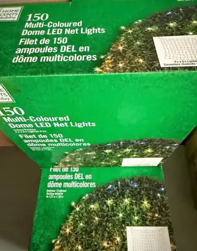 Home Accents Holiday 150 Multi-Coloured Dome LED Net Lights, View more