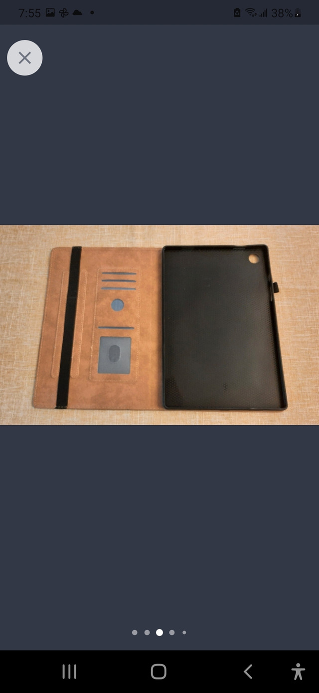 Brand new leather Case for Samsung Galaxy Tablet plus pen in General Electronics in Thunder Bay - Image 4