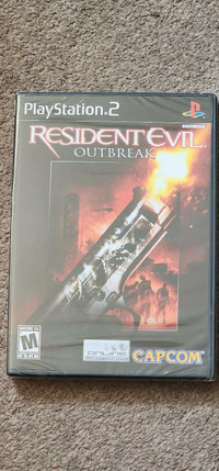 Resident Evil Outbreak PS2 game Sealed New