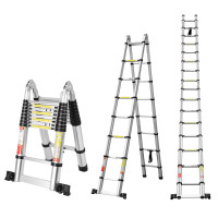 telescopic ladders 12ft, 16ft, A frame light wgt capac150kg