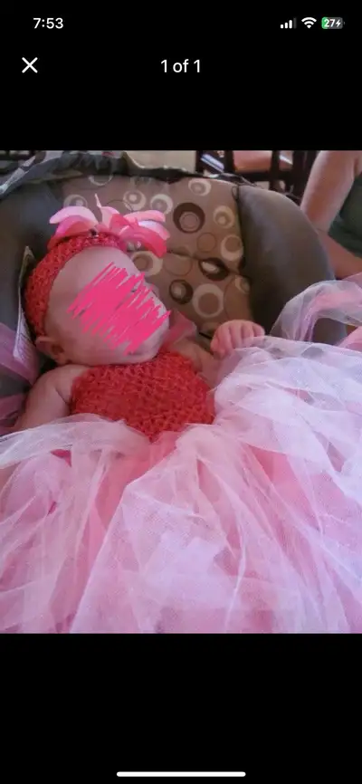 infant tulle dress - great for photoshoots, View more