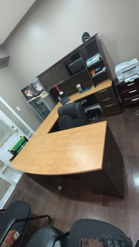 Solid wood  office  desk 