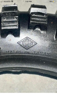 Wanted vintage IRC rear motocross tire 3.00x12