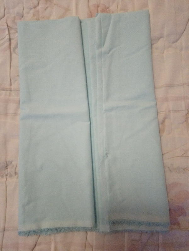 Vintage fabric. 1980-90s. Perfect condition. Sky blue. in Hobbies & Crafts in Markham / York Region