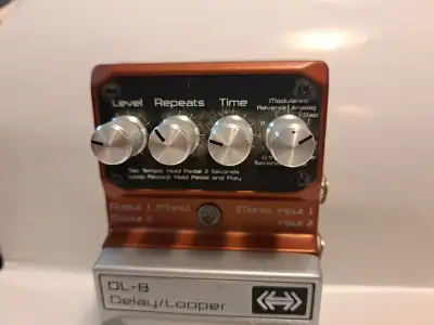 Hardwire DL-8 Delay/Looper pedal, View more