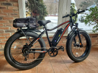 vélo fat bike électrique 26 pouces spécial édition 2 batteries.