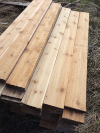 Cedar lumber for garden boxes