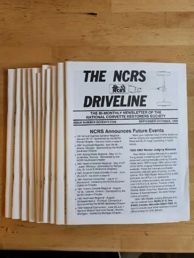 Eleven issues. No. 75 to 85. Sept./Oct., 1990 to May/June, 1992. Great condition.