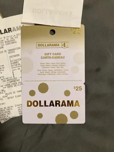carte cadeau dollorama , View more