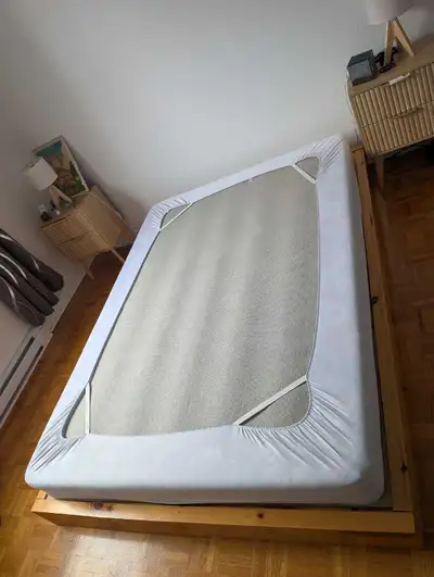 Base de lit avec sommier pour lit double, View more