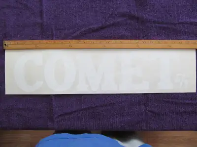 RARE STICKER DECALQUE DECALS MUSCLE CAR MERCURY COMET GT 1970, View more