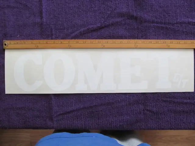 RARE STICKER DECALQUE DECALS MUSCLE CAR MERCURY COMET GT 1970 in Arts & Collectibles in Laurentides - Image 2