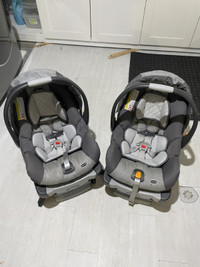 Chicco 30 Car seat x 2 for sale - Gently used - Expiring 2027