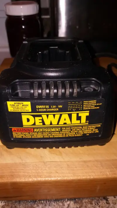 DeWALT 18 volt battery charger, View more