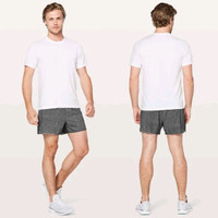 Lululemon Surge Athletic Shorts 4" Size Small Grey