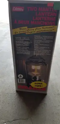 Coleman gas lantern