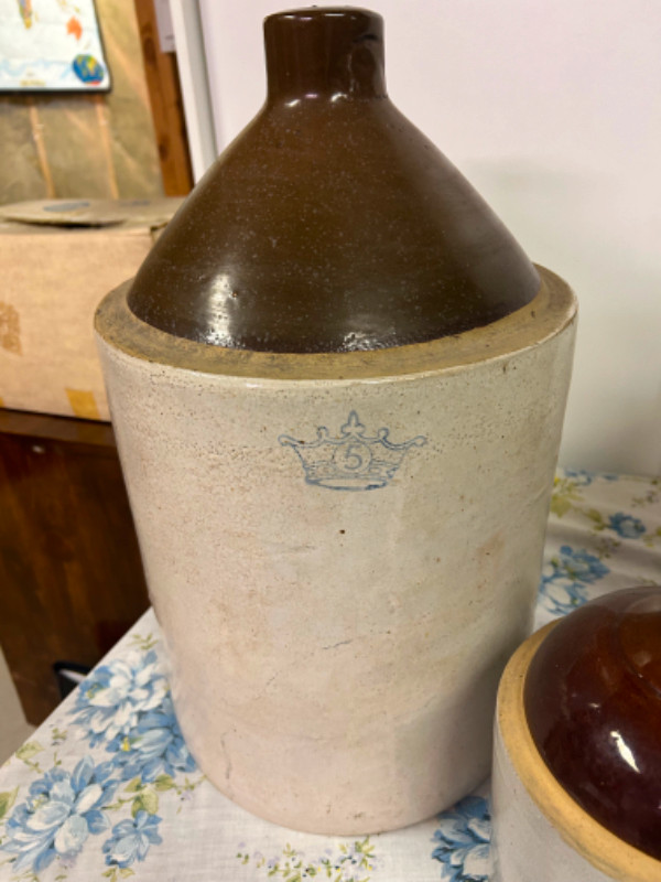 Antique Stoneware Pottery Jugs in Arts & Collectibles in Stratford - Image 2