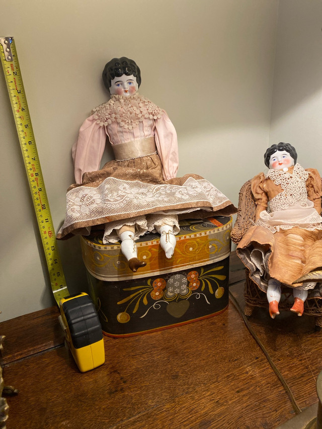 Two Antique Dolls in Arts & Collectibles in Kingston