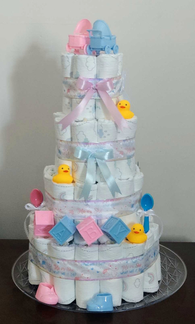 Four  Tier Diaper Cakes  in Bathing & Changing in Belleville