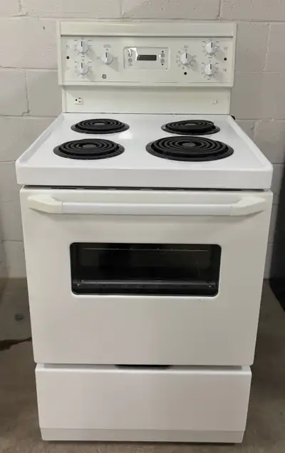-Apartment Size Coils Stove “GE” 24 inch, View more