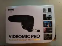 Rode VideoMic Pro Shotgun Microphone + pile/battery
