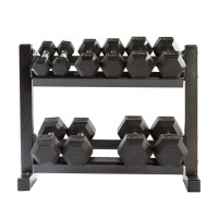 5-25lbs dumbbells set + rack