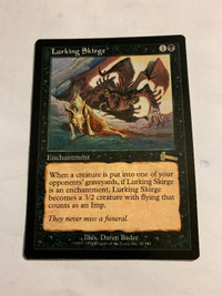 1999 Magic The Gathering Urza's Legacy #55 Lurking Skirge UNPLYD