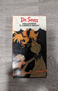 Dr. Seuss Halloween is Grinch Night VHS Movie 