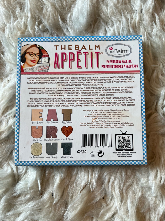 The Balm Appétit Eyeshadow Palette in Health & Special Needs in City of Toronto - Image 3